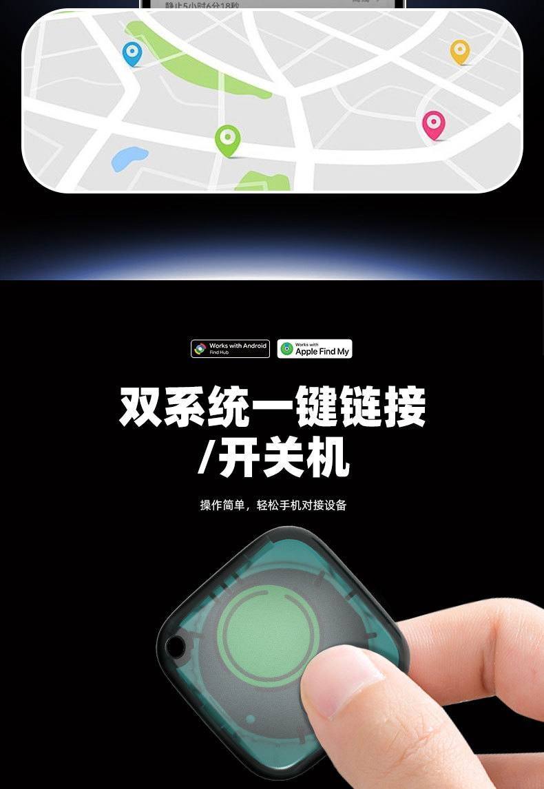 Smart Tracking Device for Keys, Bags and Pets