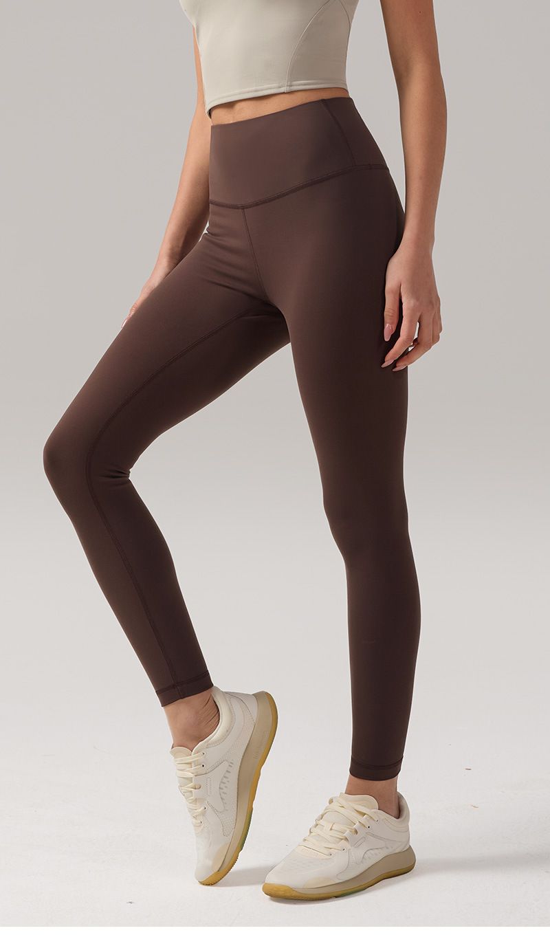 Women's Yoga Pants Nylon 66, High Waist, 24" Elastic, Breathable