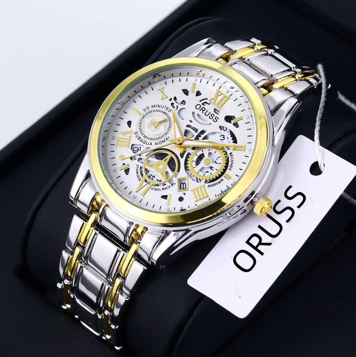 Men's quartz watch, business style, fully automatic