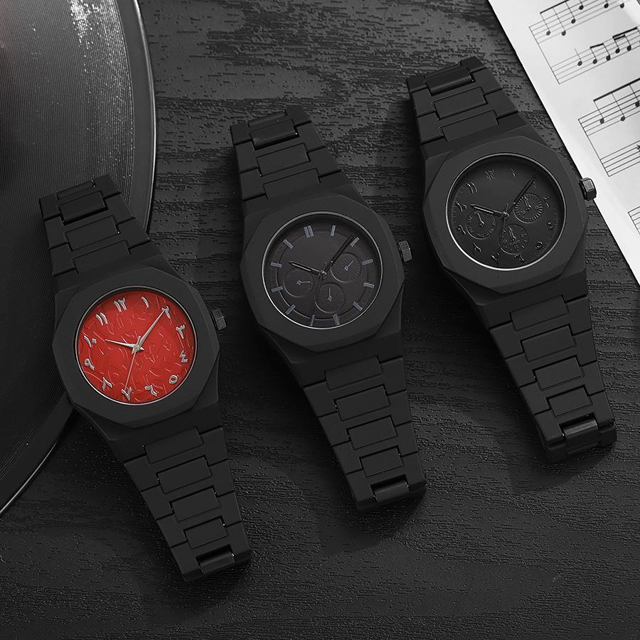 Men's quartz watch with plastic case, 2025 collection