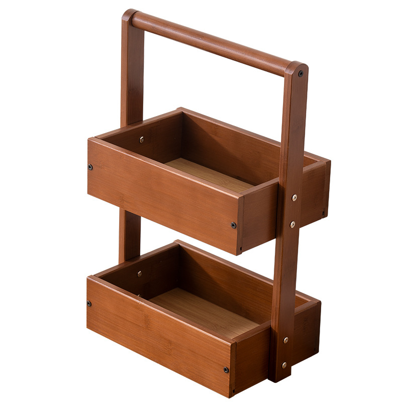 Solid wood cosmetic and jewelry storage shelf with perfume stand