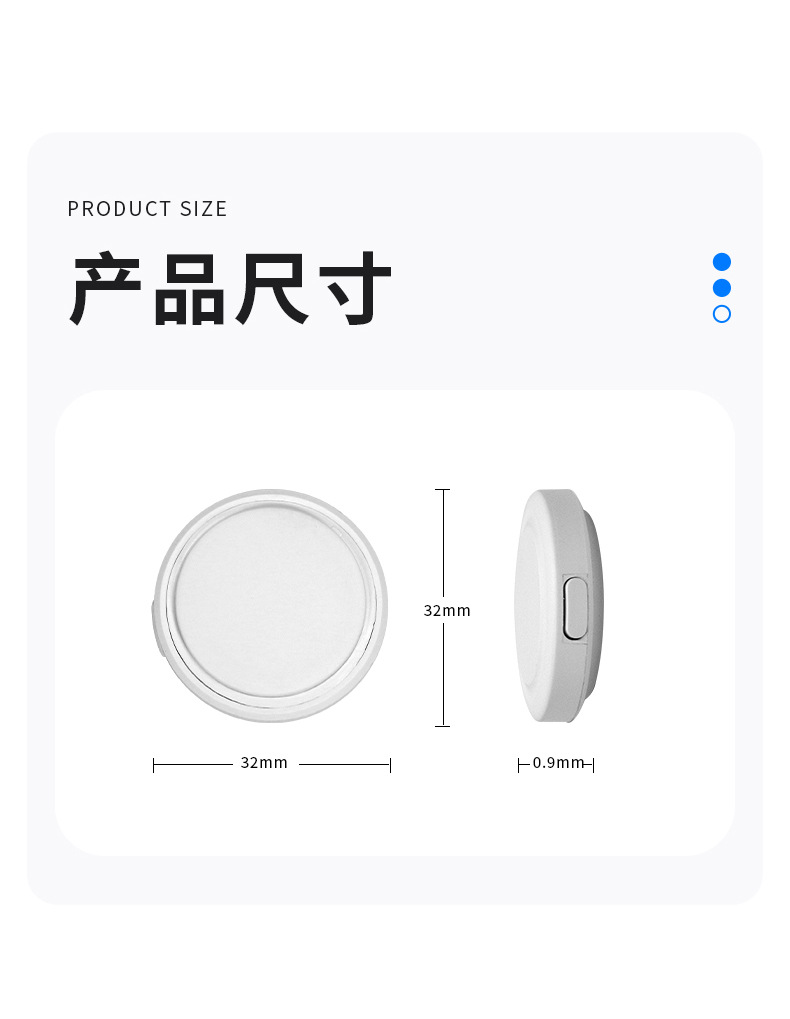 Airtag holder, Apple compatible, locator device