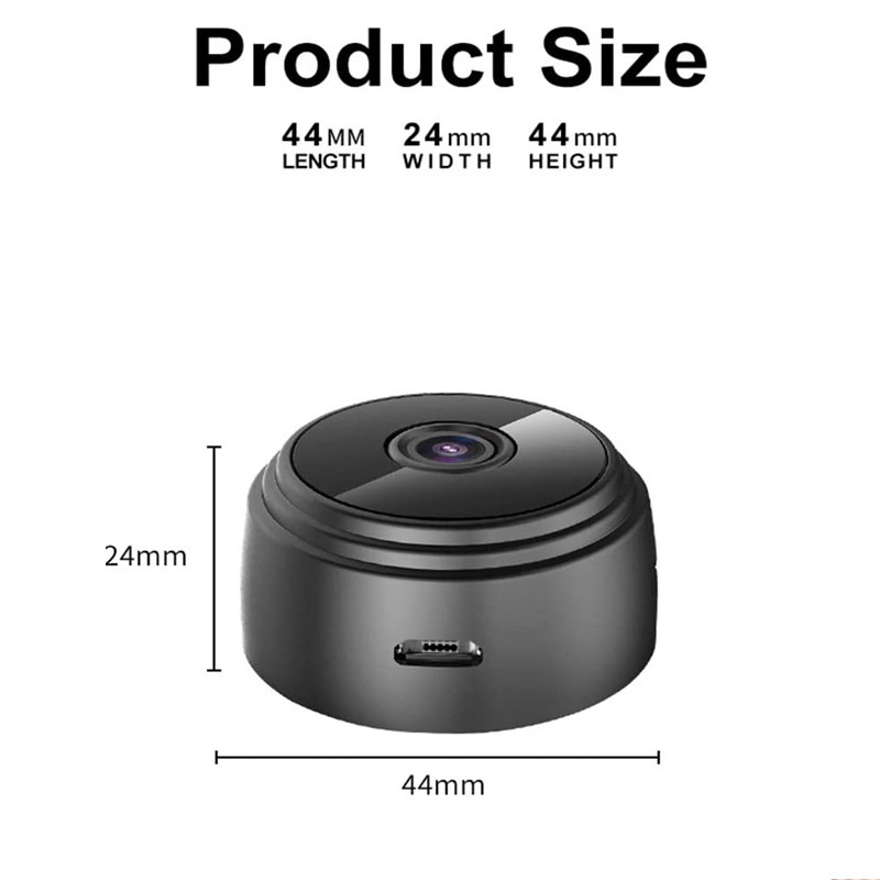 A9 wireless WiFi security camera, auto-focus