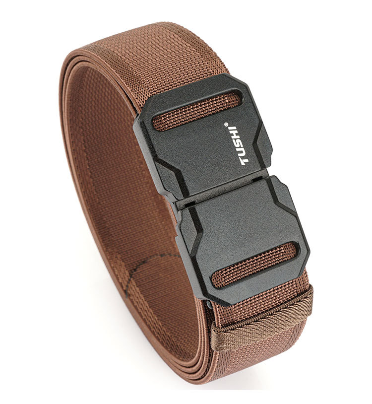 Men's Tactical Belt, Elastic, Sports Casual Style