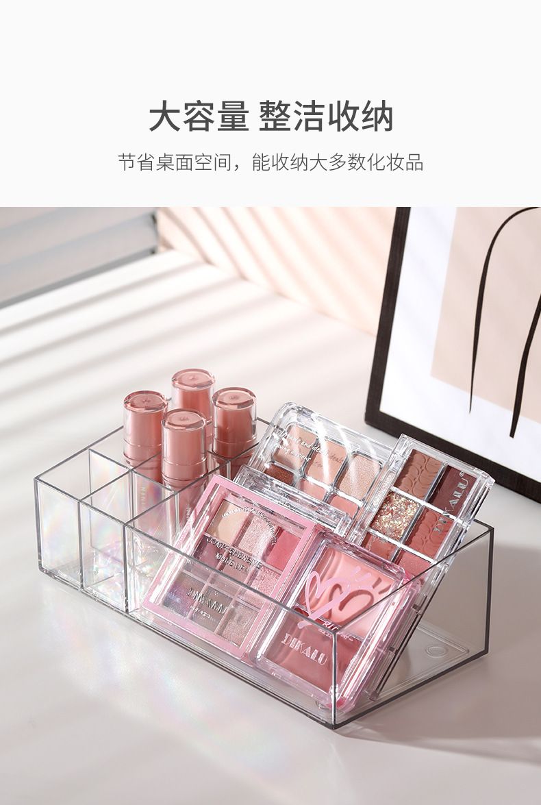 镜柜抽屉式收纳盒化妆棉卫生间镜子后面分层隔板浴室柜内置物架子