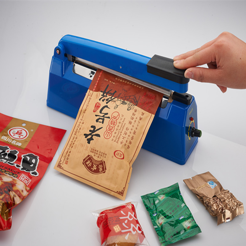 Hand-press plastic bag sealing machine