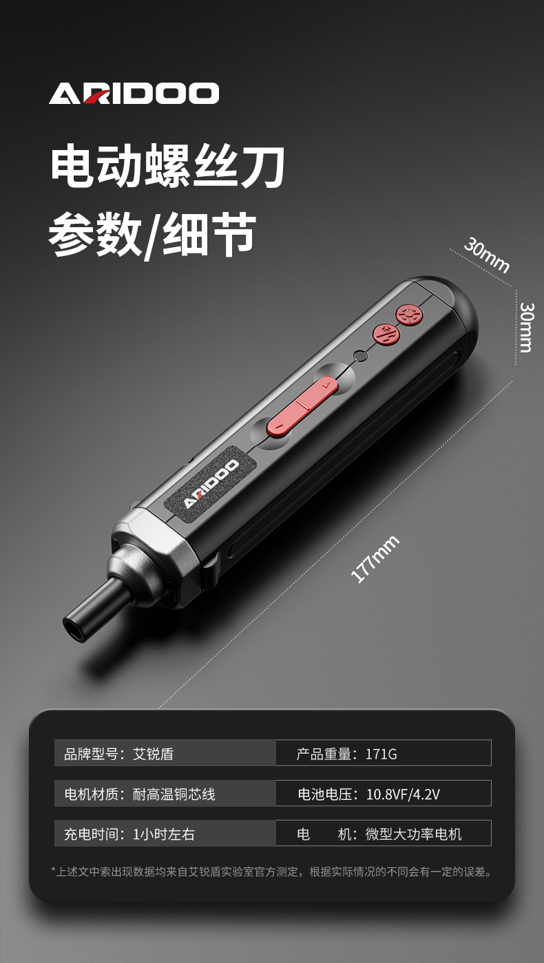 Rechargeable Electric Screwdriver Set, Mini Precision Household Tool