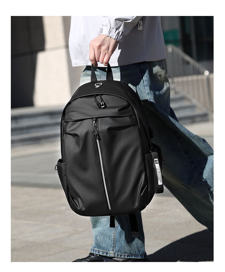 Laptop-Rucksack mit Doppelschultergurten, Herren, Business und lässig