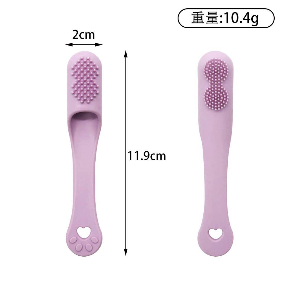 Silicone pet toothbrush set, finger type