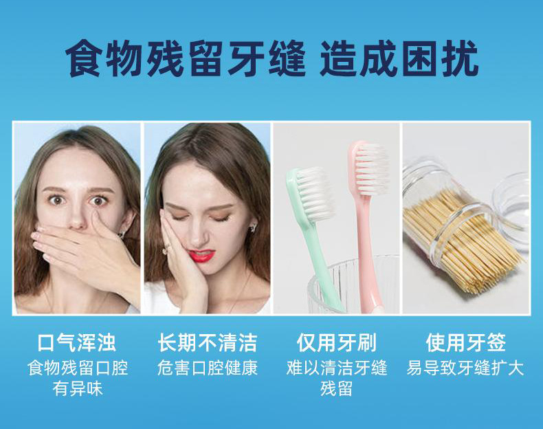 Xiangyuan Zahnseide, ultradünn, Familienpackung