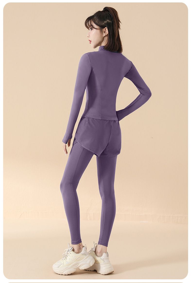 Women's sports fitness suit short sleeve quick-dry yoga 2026