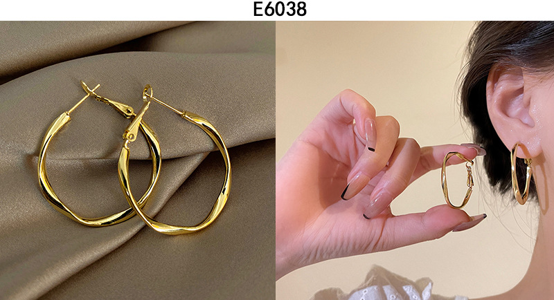 925 sterling silver earrings, retro geometric design