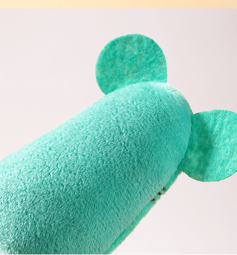Plush cat toy with catnip and tailed design