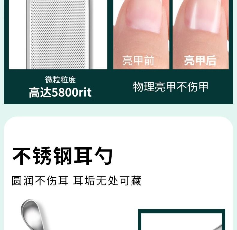 Nagelschere Set in Geschenkbox, professionelle Dicknagelschere