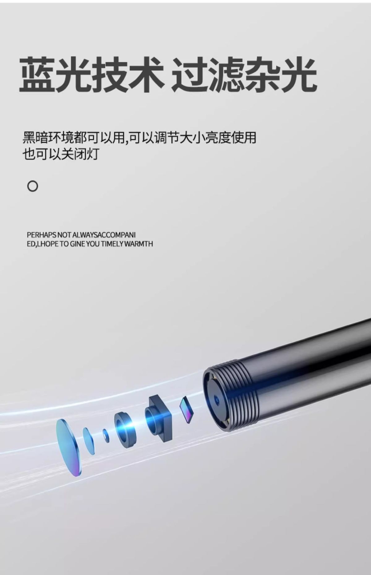 HD endoscope, wireless, waterproof, for vehicle and pipe inspection