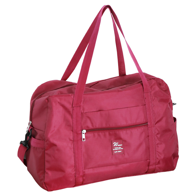 Su geçirmez büyük kapasiteli giyim çantası bagaj çantası, bir araba kısa mesafe çantası olarak kullanılabilir taşınabilir seyahat çantası crossbody omuz saklama çantası