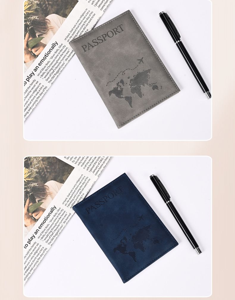 RFID passport wallet, multicolor, anti-magnetic