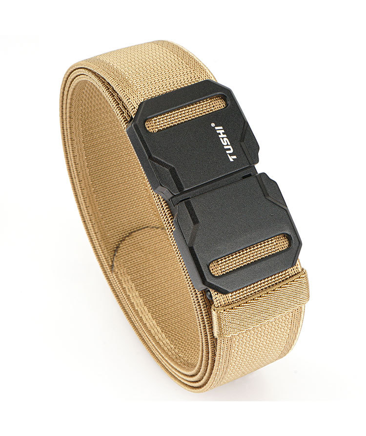 Men's Tactical Belt, Elastic, Sports Casual Style