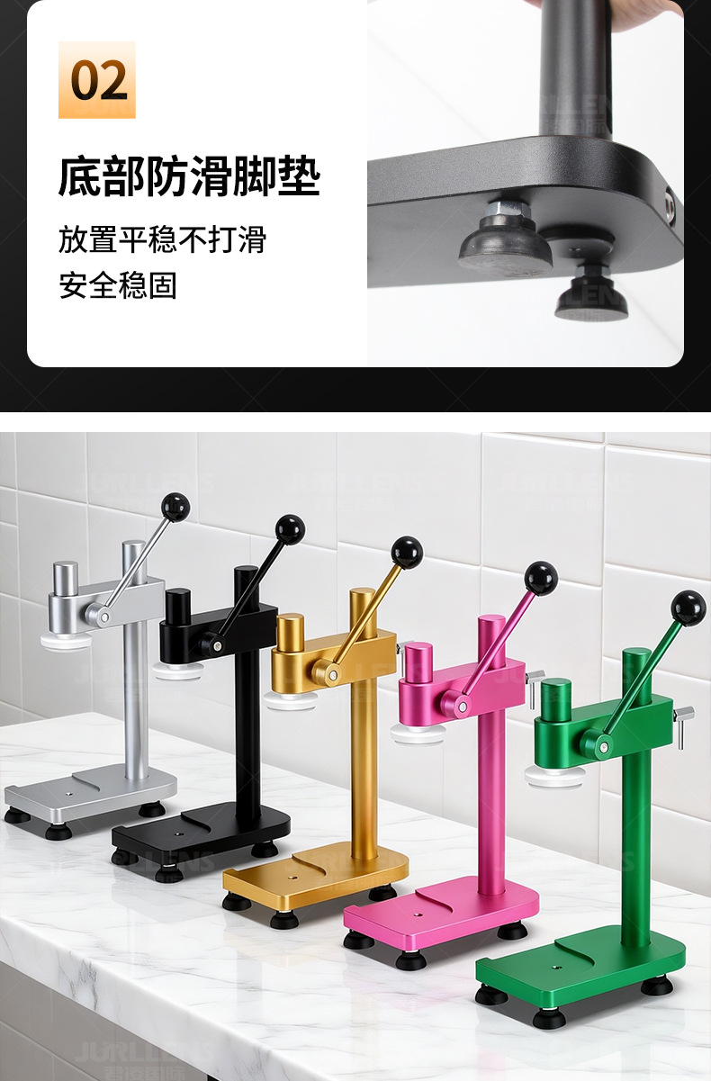 Senbol manual can and bottle capping machine