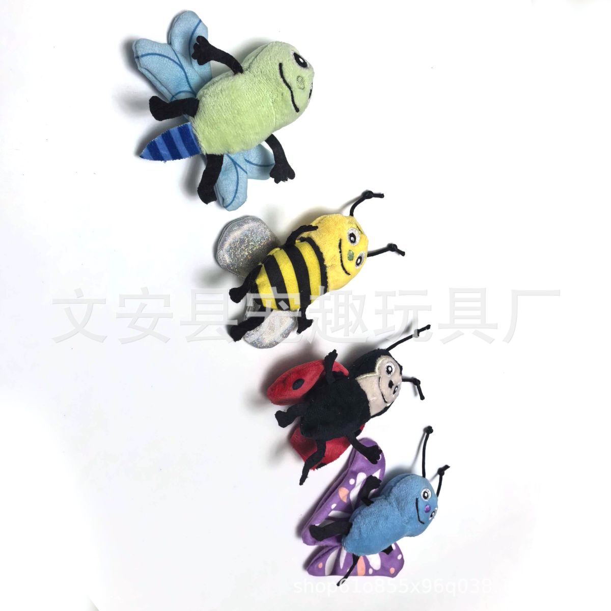 Cat toy catnip ladybug bee butterfly