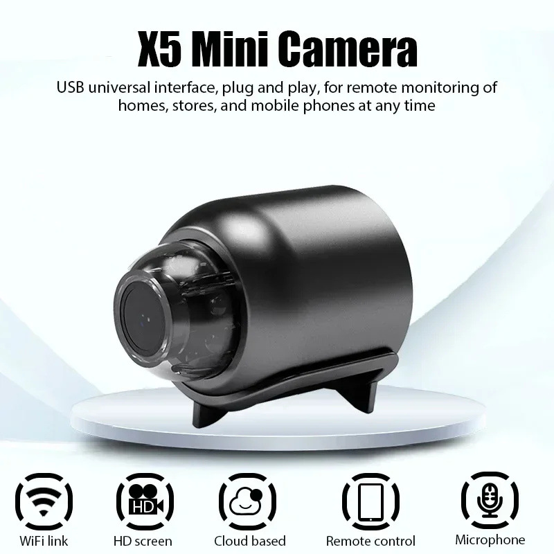 Security camera, WiFi, HD, remote access, indoor
