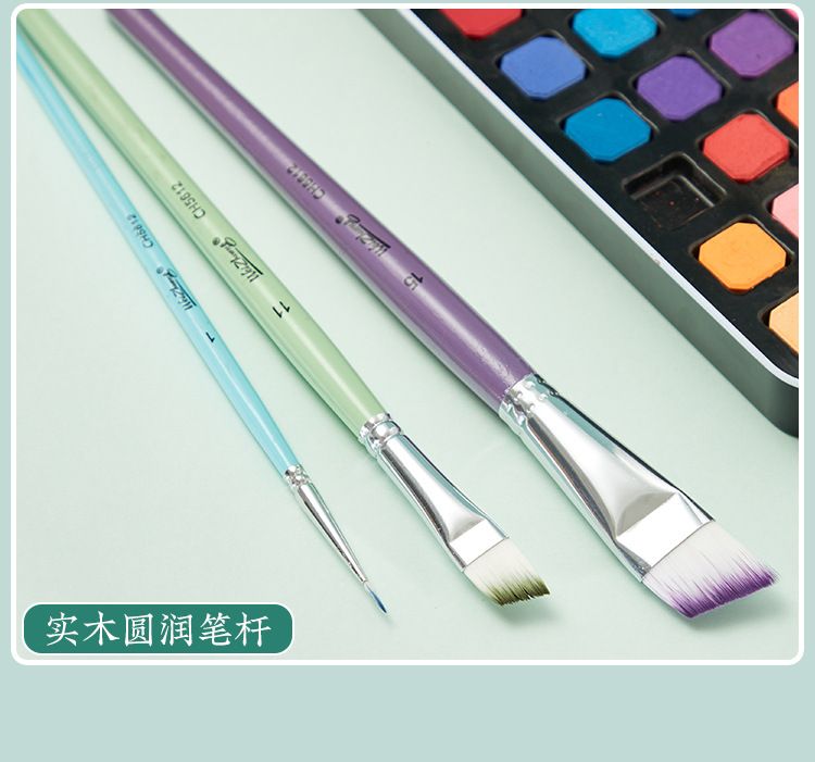 17-Piece Brush Set for Children, Face Painting and Body Drawing