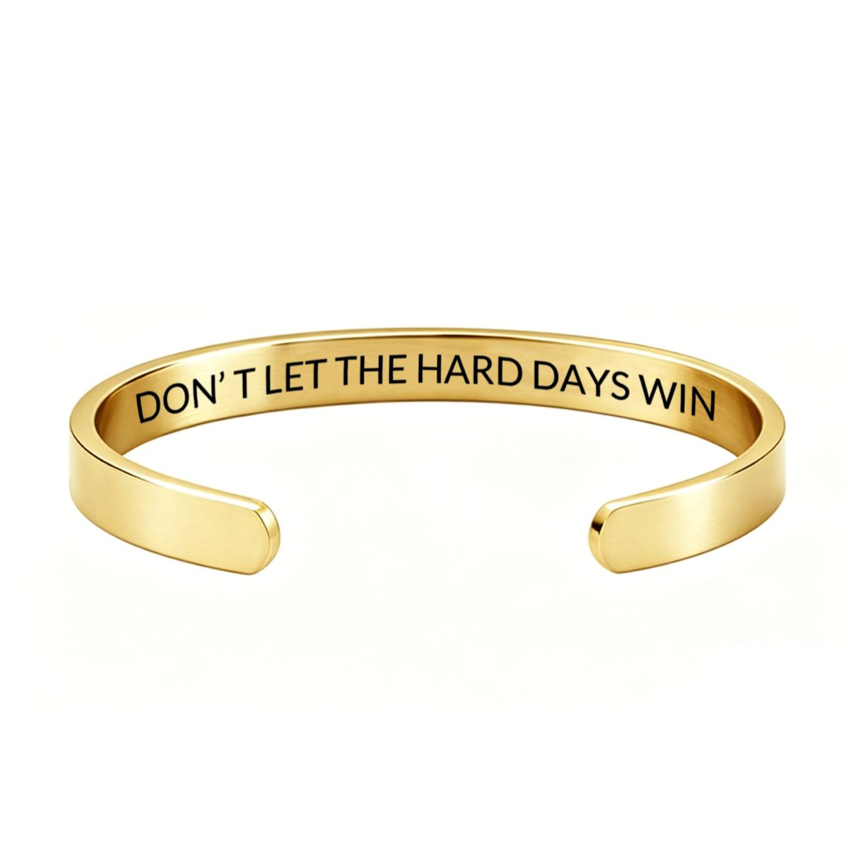 Stainless steel open bracelet, engraved design, multicolor