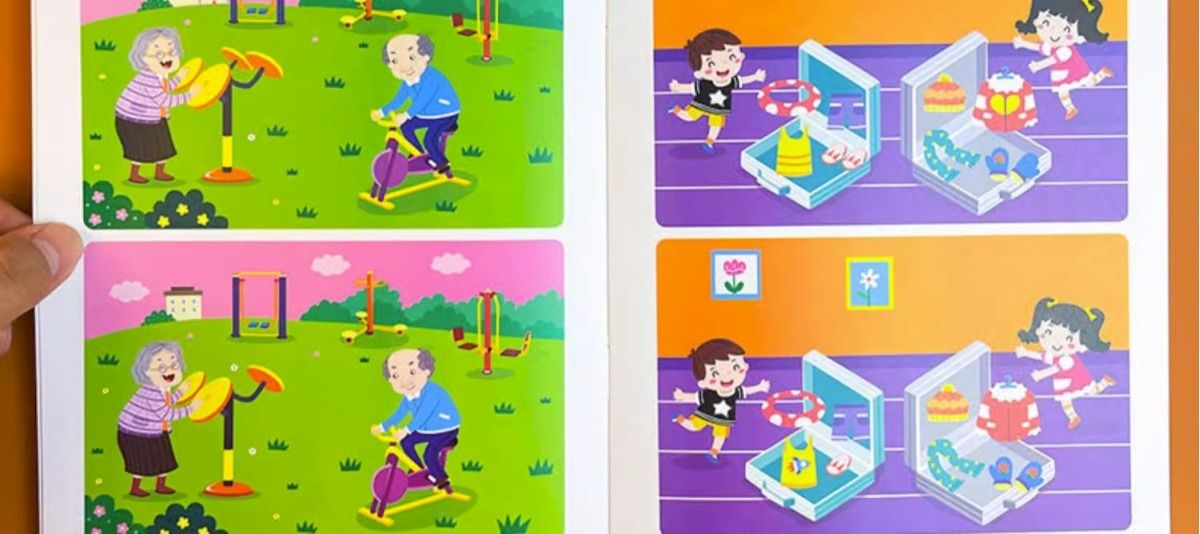 Children's Maze & Spot the Difference Book Ages 2-6