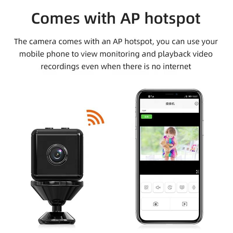 X6DS WiFi security camera, 480p, night vision