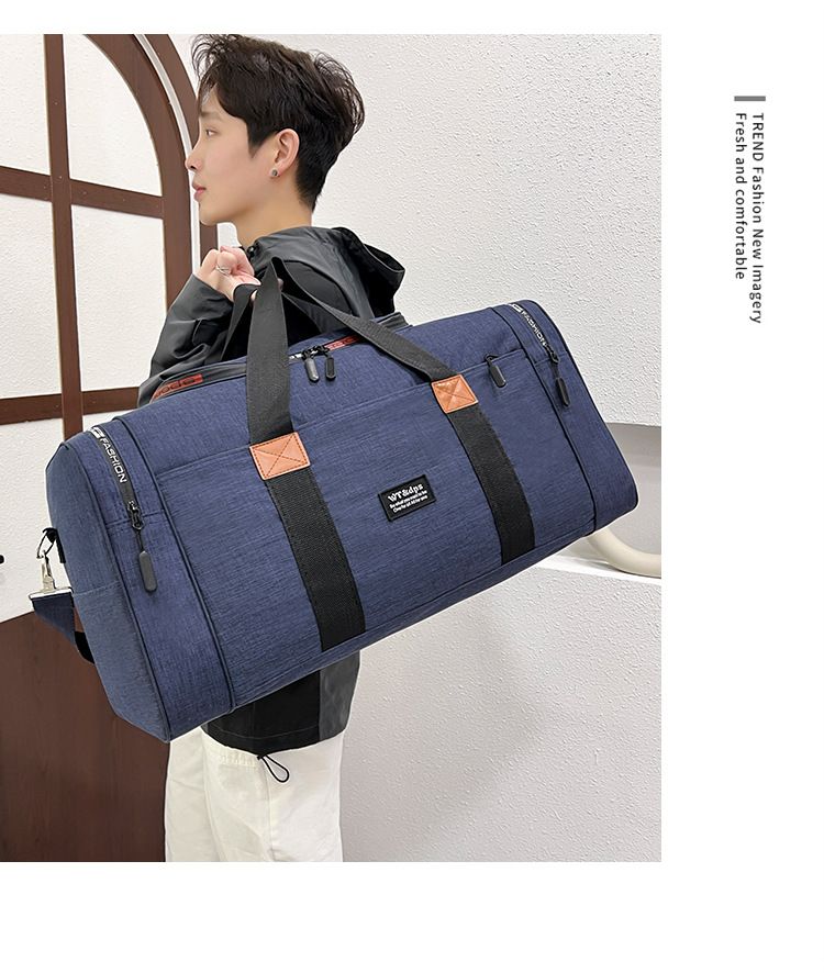 Men's sports single shoulder travel bag, large capacity