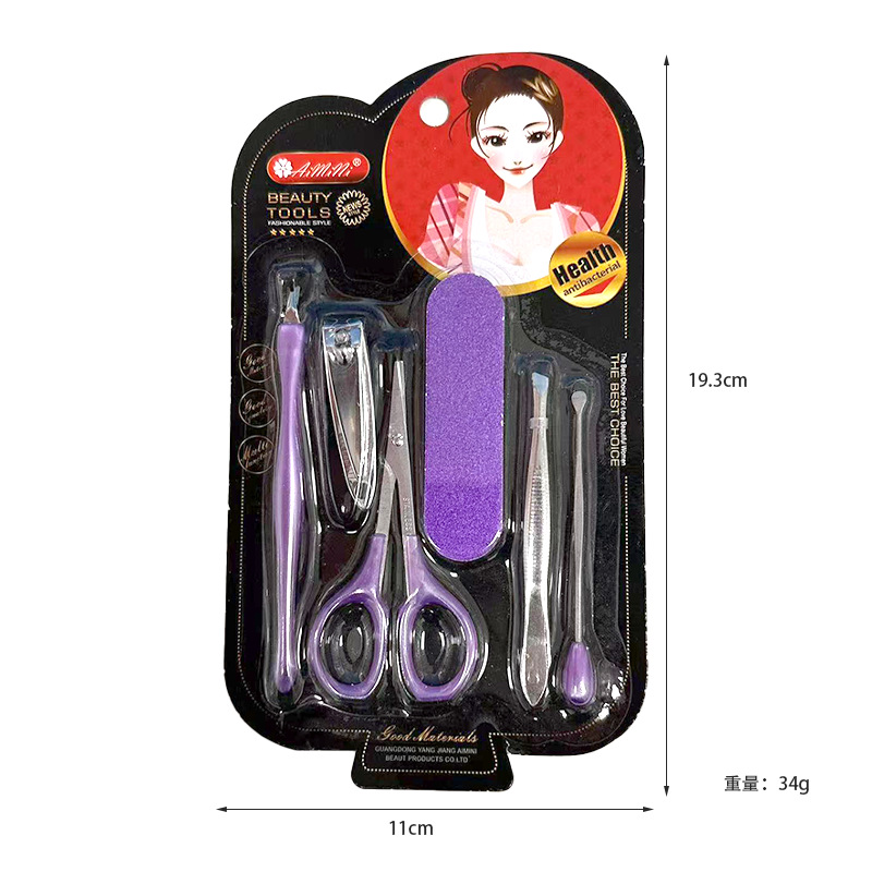 Nail art tool set, 10-piece, manicure and design