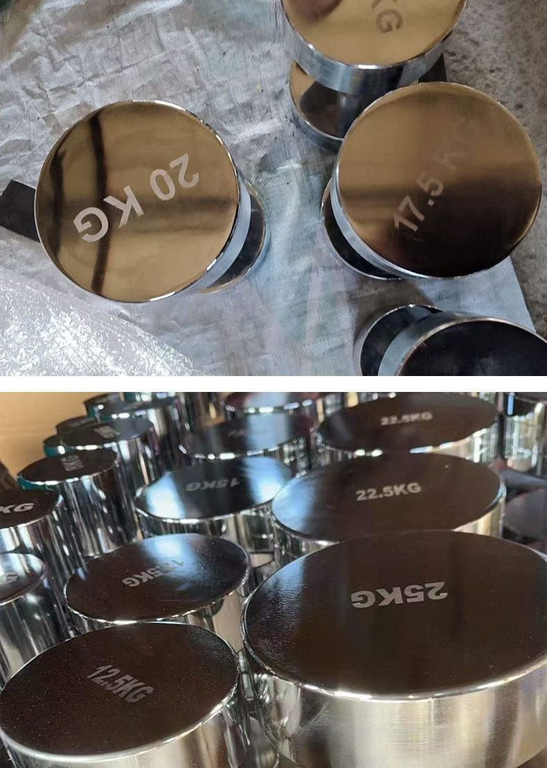 Electroplated steel dumbbell, commercial and home gym