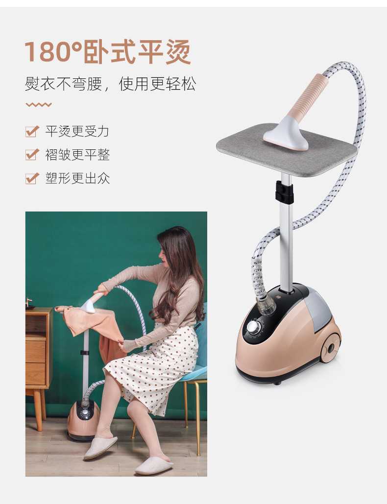 Vertikaler Kleiderdampfer, kleiner Dampf-Elektrosteamer