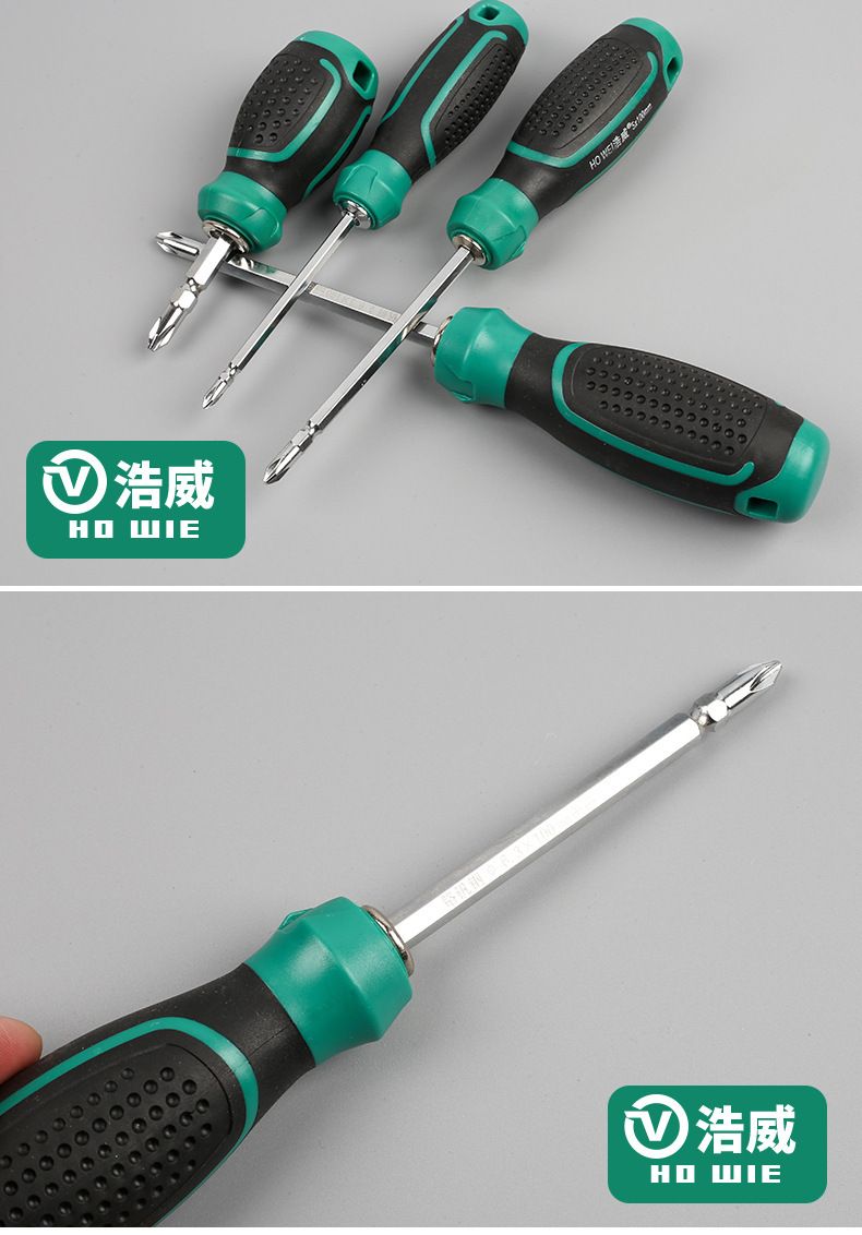 Cross-head magnetic multi-purpose screwdriver