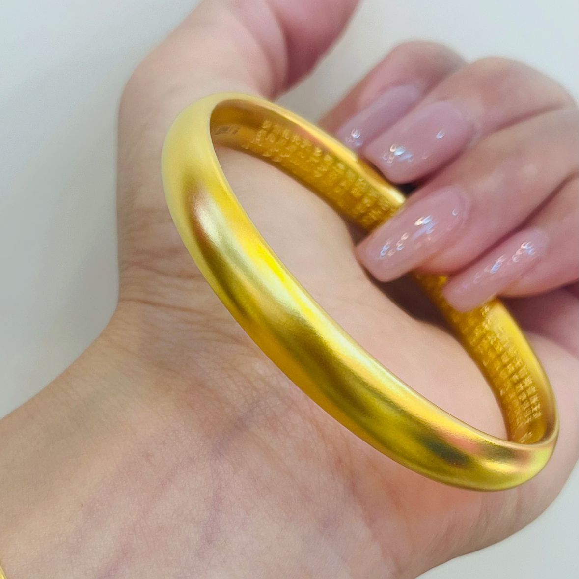 24K vergoldetes Lotus-Herz-Sutra Armband und Ring