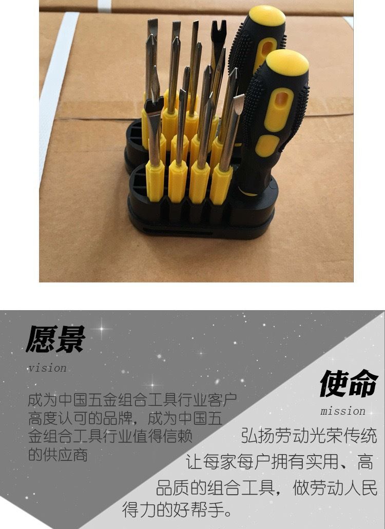 多功能家用十字螺丝刀小两用一字梅花平口起子便携组合套装方便好