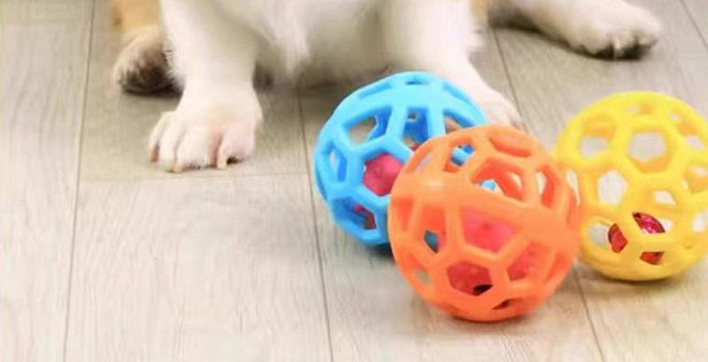 狗狗自嗨磨牙玩具球耐咬狗镂空小型犬幼犬小狗狗猫咪宠物消耗体力