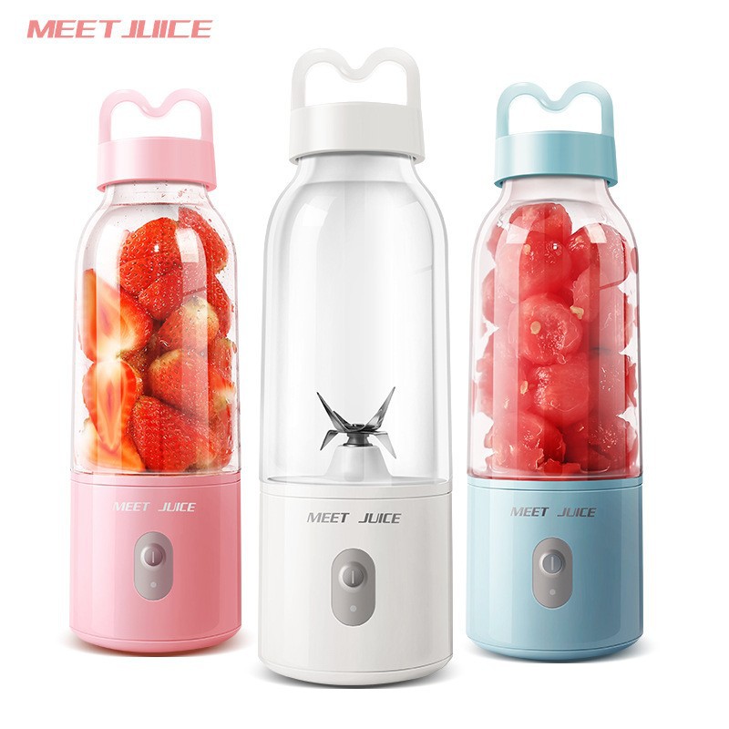 Electric juice maker, rechargeable, 500 ml, portable