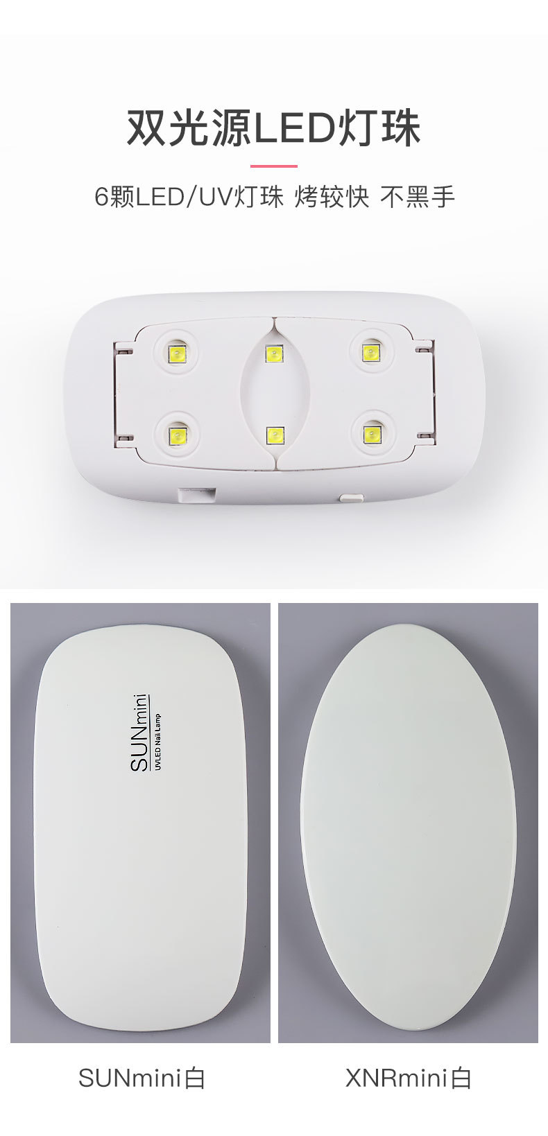 Mini USB phototherapy lamp for manicure drying