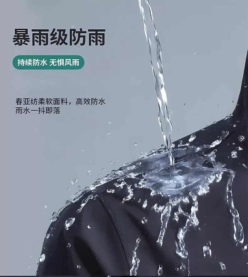 Men's two-piece raincoat set, full body protection