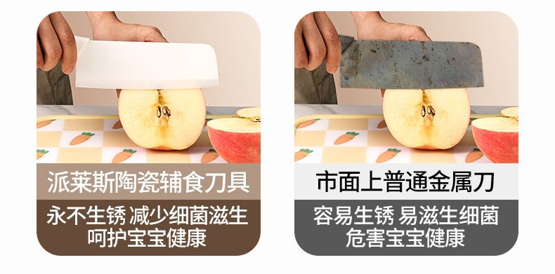 陶瓷菜刀家用厨房辅食刀具切片刀切肉婴儿宝宝专用水果刀菜刀套装