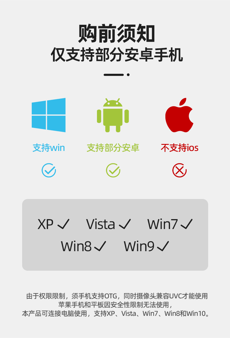 3-in-1 5.5mm Smartphone-Endoskop mit HD-Kamera