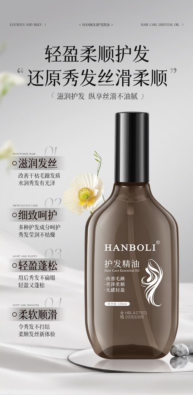 Marokkanisches Haaröl Antifrizz