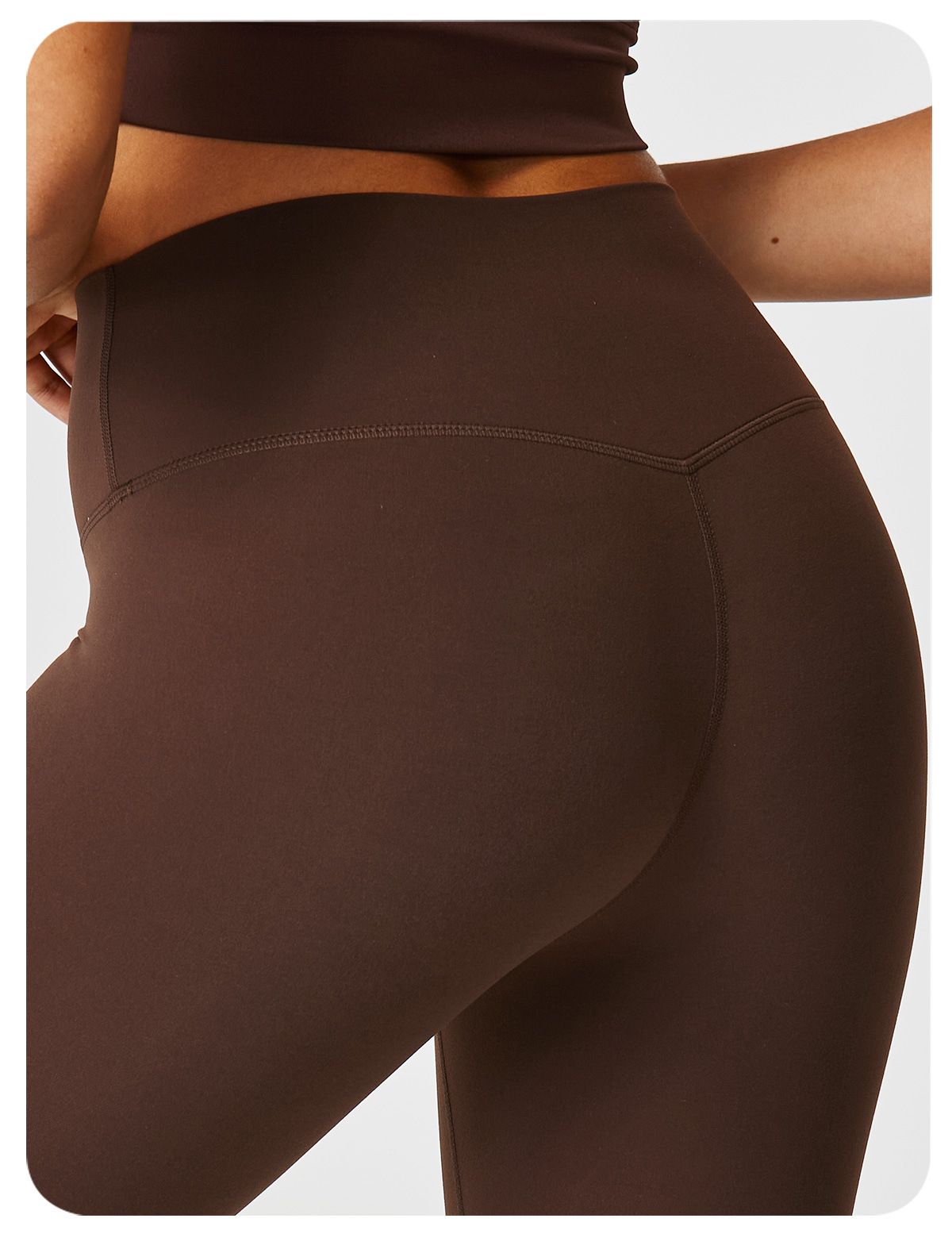 YTRIAN kadın Çıplak Yoga Pantolon Yüksek Bel Karın Kontrol Popo Kaldırma Şekillendirme Açık Spor Rahat Sıkı Uzun Pantolon