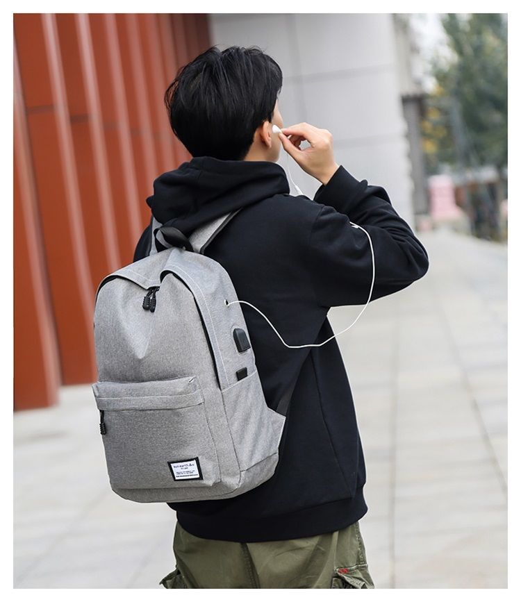 Customizable backpack, laptop, large capacity, college style