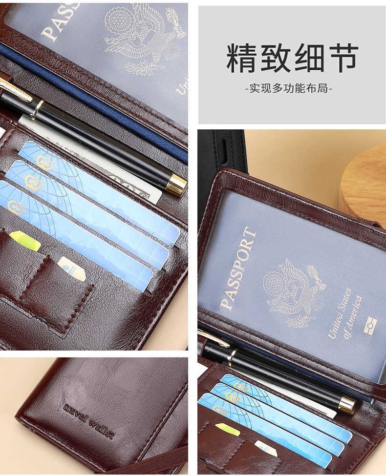 Reisepass-Tasche multifunktional
