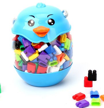 Tier-Bausteinflaschen Kinder DIY vielfältige Formen Spielzeug