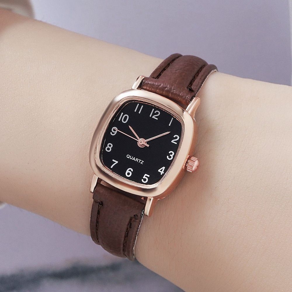 Women's Korean-style quartz watch with elegant thin strap