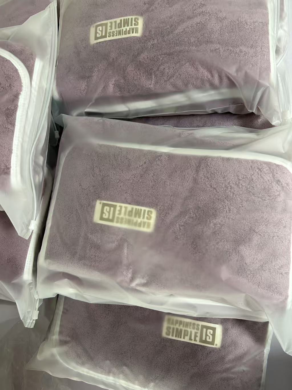 Korallensamt-Badehandtuch-Set 550g dreiteilig