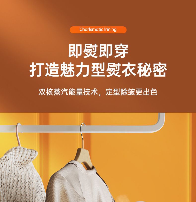 Portable Handheld Steam Iron Mini Fabric Steamer